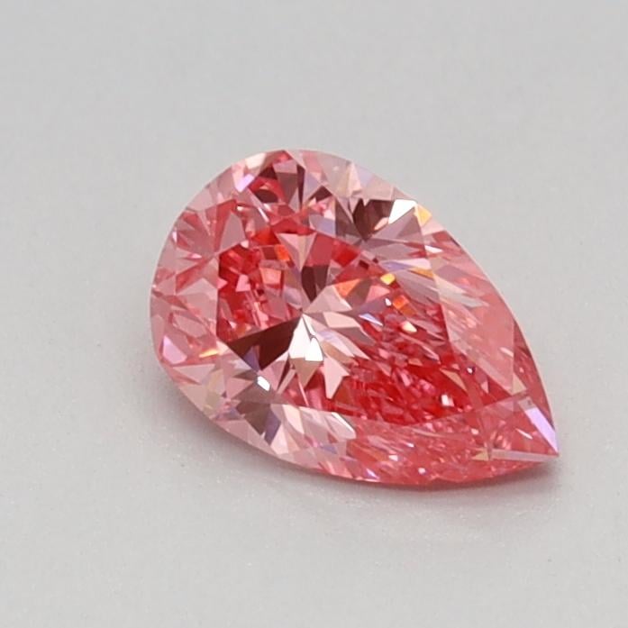 0.37 Ct. Fancy Vivid Pink Pear Lab Grown Diamond