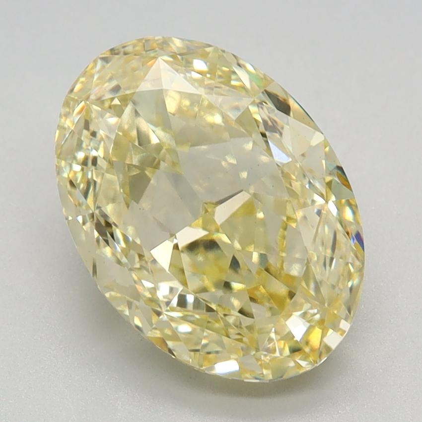 2.84 Ct. Fancy Intense Yellow Oval Lab Grown Diamond