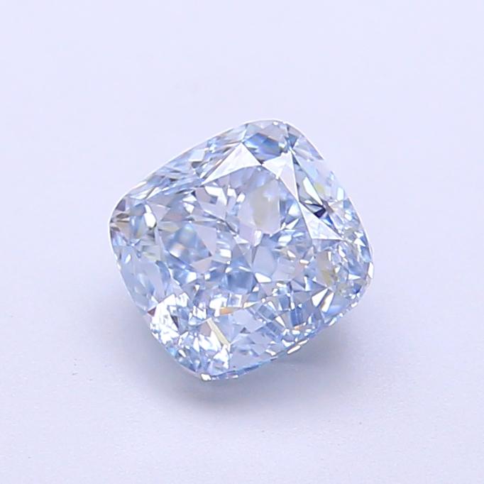 1.15 Ct. Fancy Intense Blue Cushion Lab Grown Diamond