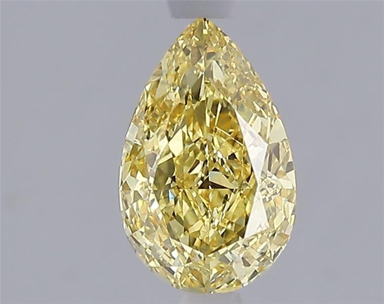 1.09 Ct. Fancy Vivid Yellow Yellow Pear Lab Grown Diamond
