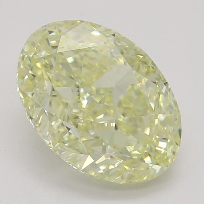 1.12 Ct. Fancy Light Yellow Oval Diamond
