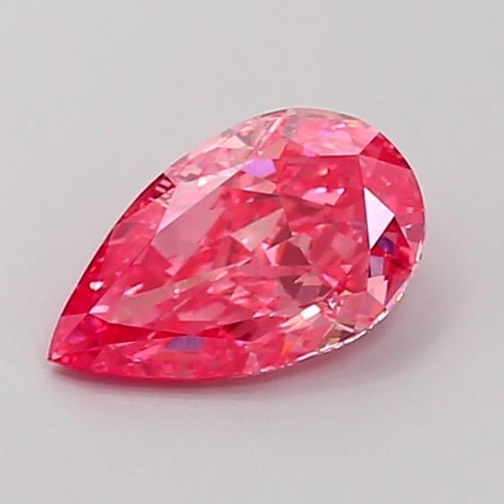 1.09 Ct. Fancy Vivid  Pink Pear Lab Grown Diamond
