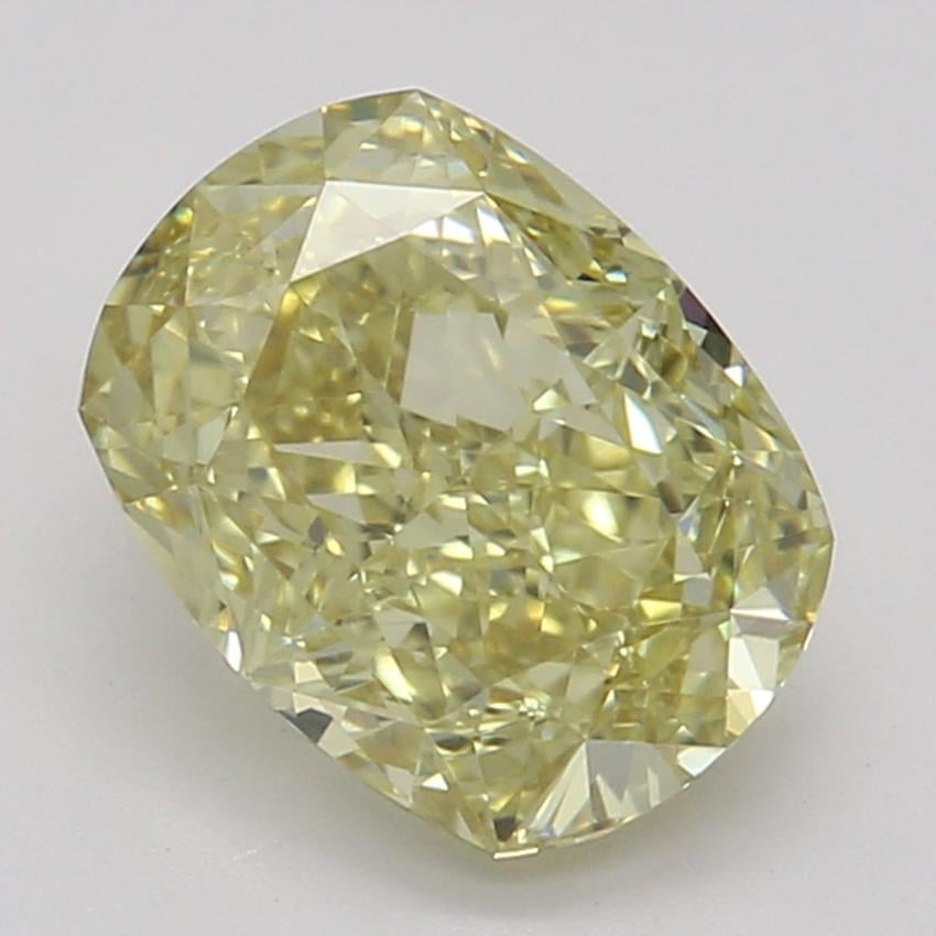 1.02 Ct. Fancy Intense Yellow Cushion Diamond