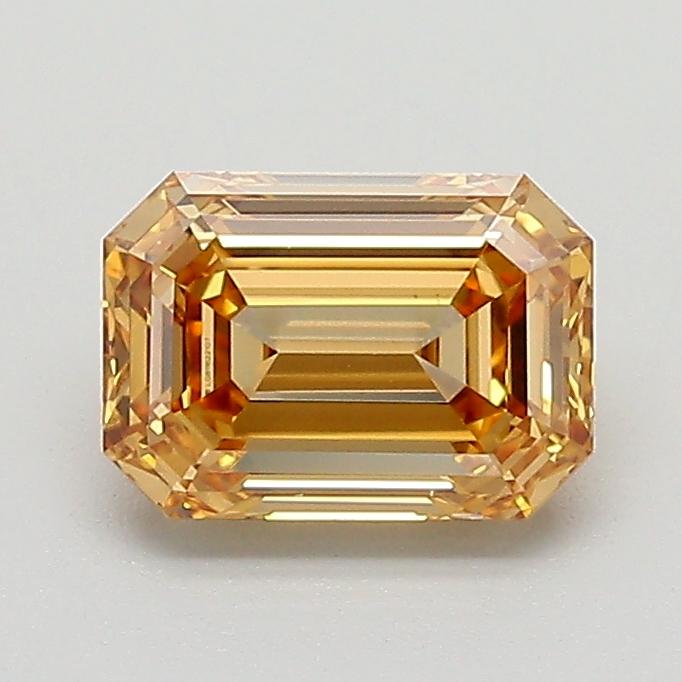 1.09 Ct. Fancy Light  Brown Emerald Lab Grown Diamond
