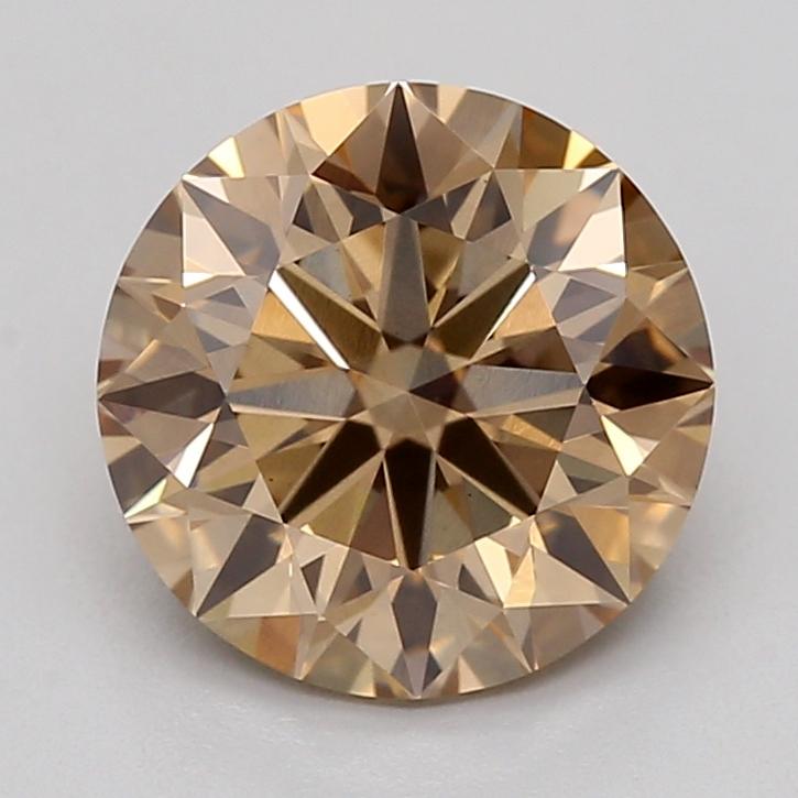 1.40 Ct. Fancy Light  Brown Round Lab Grown Diamond
