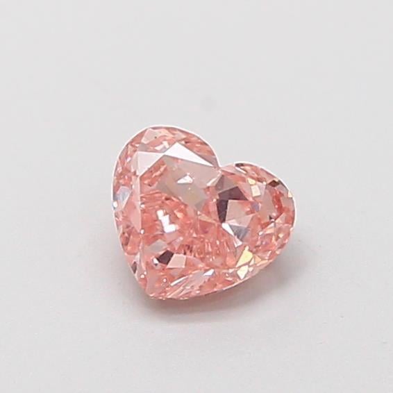 0.40 Ct. Fancy Brownish Pink Heart Lab Grown Diamond