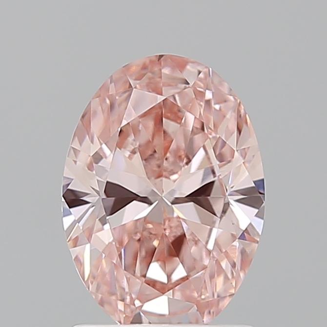 1.41 Ct. Fancy Vivid Pink Oval Lab Grown Diamond
