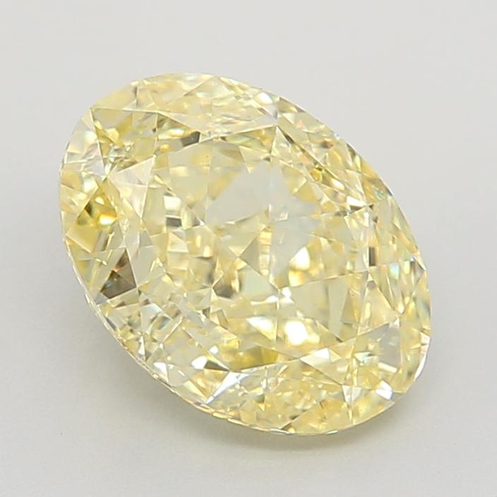 2.25 Ct. Fancy Intense Yellow Oval Lab Grown Diamond