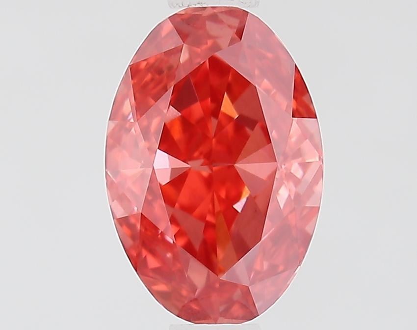 1.01 Ct. Fancy Vivid Pink Oval Lab Grown Diamond