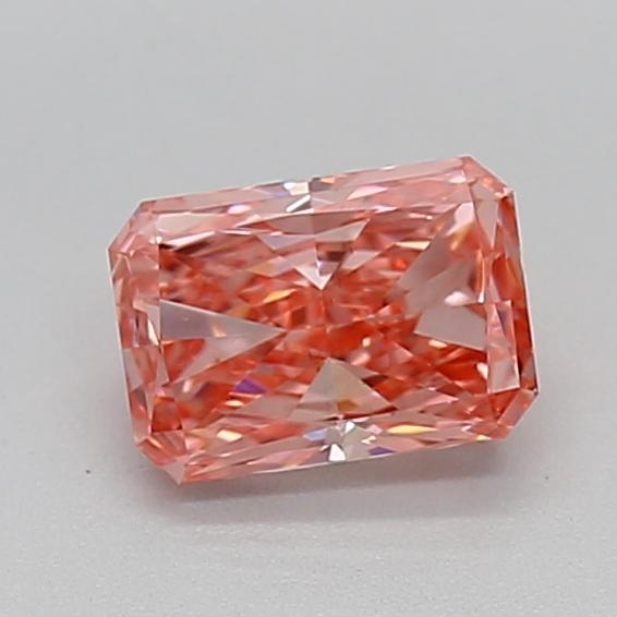 0.95 Ct. Fancy Vivid  Pink Radiant Lab Grown Diamond