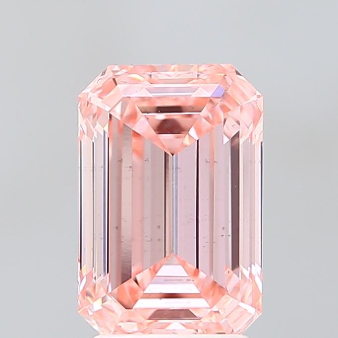 2.78 Ct. Fancy Intense Pink Emerald Lab Grown Diamond