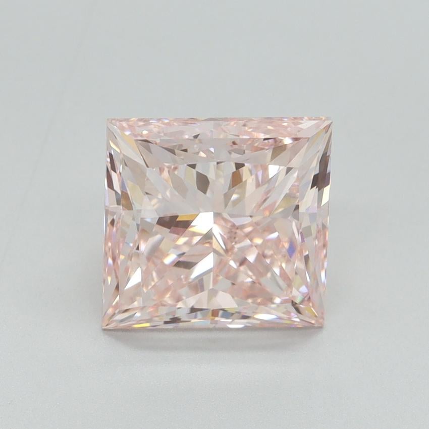 3.67 Ct. Fancy Intense Pink Princess Lab Grown Diamond