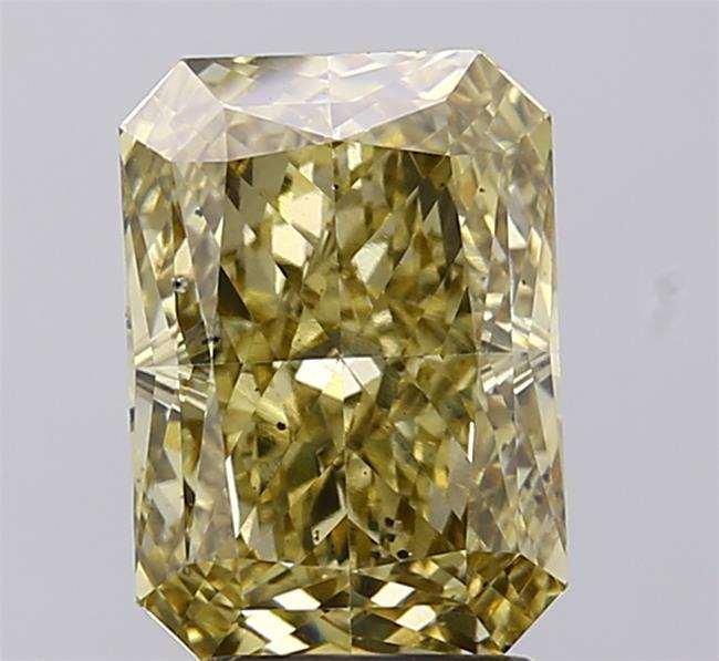 3.09 Ct. Fancy  Yellow Radiant Lab Grown Diamond