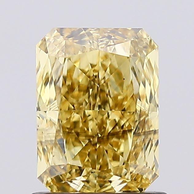 1.06 Ct. Fancy Intense  Yellow Radiant Lab Grown Diamond
