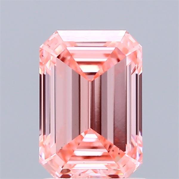1.51 Ct. Fancy Vivid Pink Emerald Lab Grown Diamond