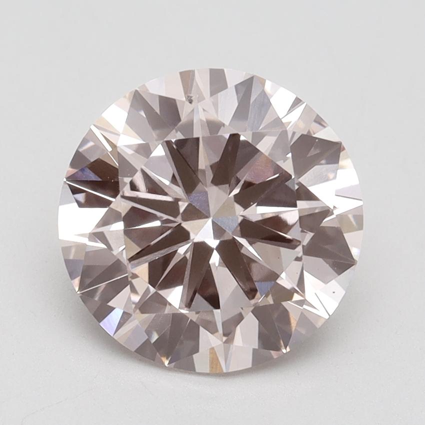3.00 Ct. Fancy Intense Pink Round Lab Grown Diamond