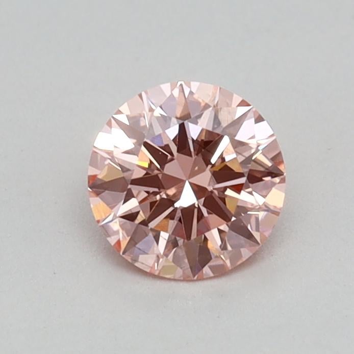 0.35 Ct. Fancy Intense Pink Round Lab Grown Diamond