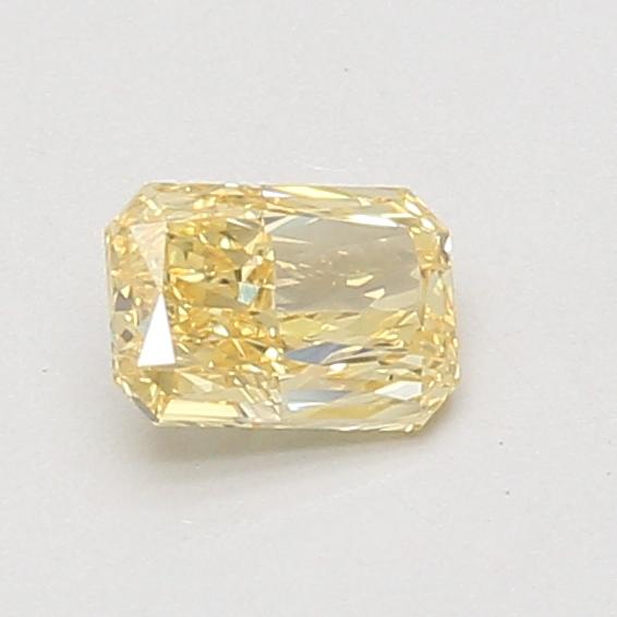 0.56 Ct. Fancy Vivid Yellow Radiant Lab Grown Diamond