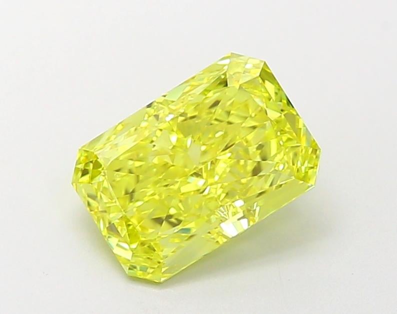 1.54 Ct. Fancy Vivid  Yellow Radiant Lab Grown Diamond