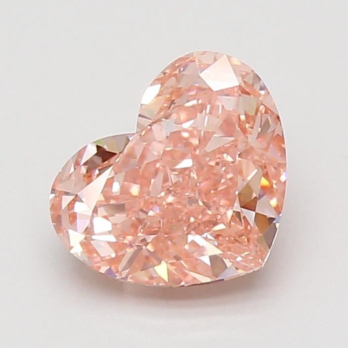 2.36 Ct. Fancy Vivid Pink Heart Lab Grown Diamond