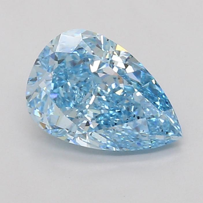 2.03 Ct. Fancy Vivid Blue Pear Lab Grown Diamond