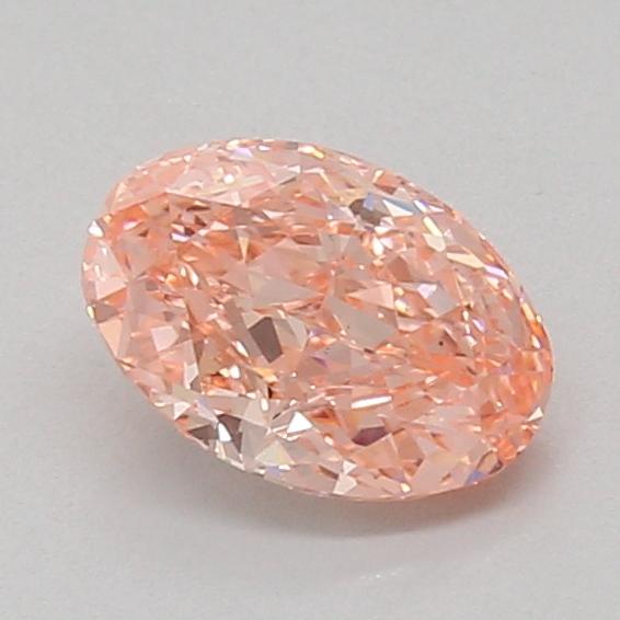 1.07 Ct. Fancy Vivid Pink Oval Lab Grown Diamond