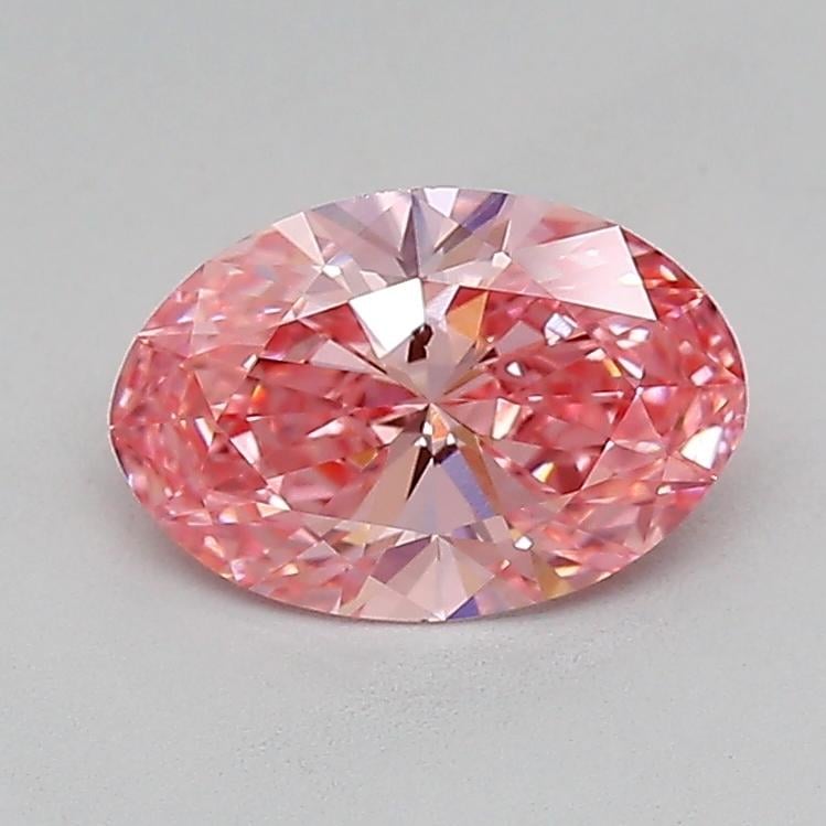1.05 Ct. Fancy Vivid  Pink Oval Lab Grown Diamond