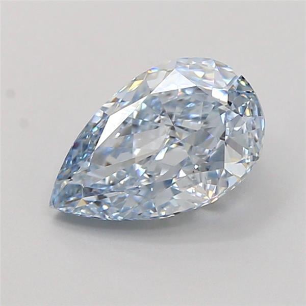 1.26 Ct. Fancy Intense  Blue Pear Lab Grown Diamond