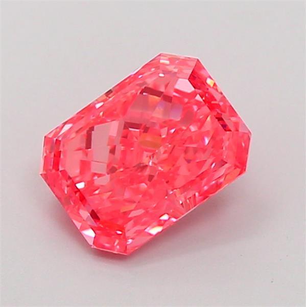 1.32 Ct. Fancy Vivid  Pink Radiant Lab Grown Diamond