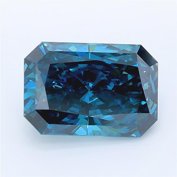 2.06 Ct. Fancy Deep Blue Radiant Lab Grown Diamond