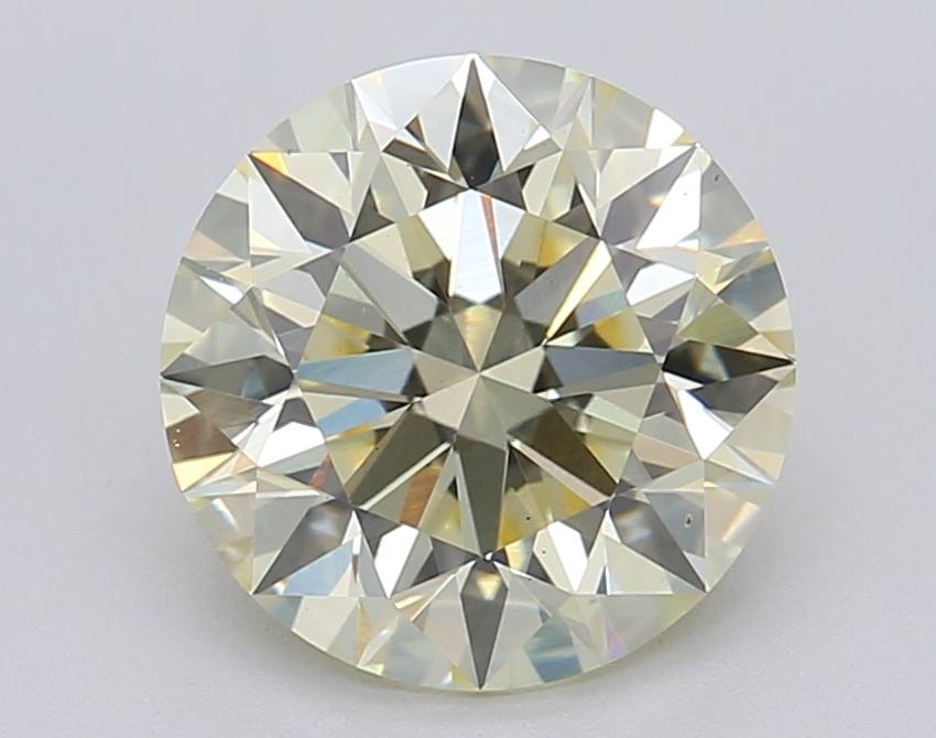 2.03 Ct. Fancy Light Yellow Round Lab Grown Diamond