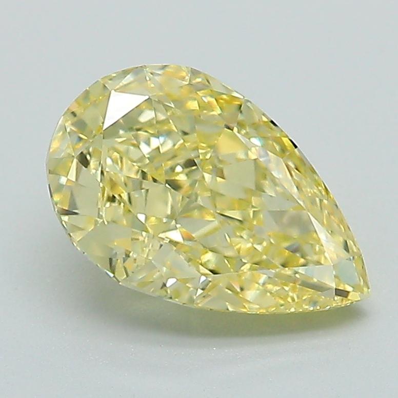 1.58 Ct. Fancy Intense Yellow Pear Lab Grown Diamond