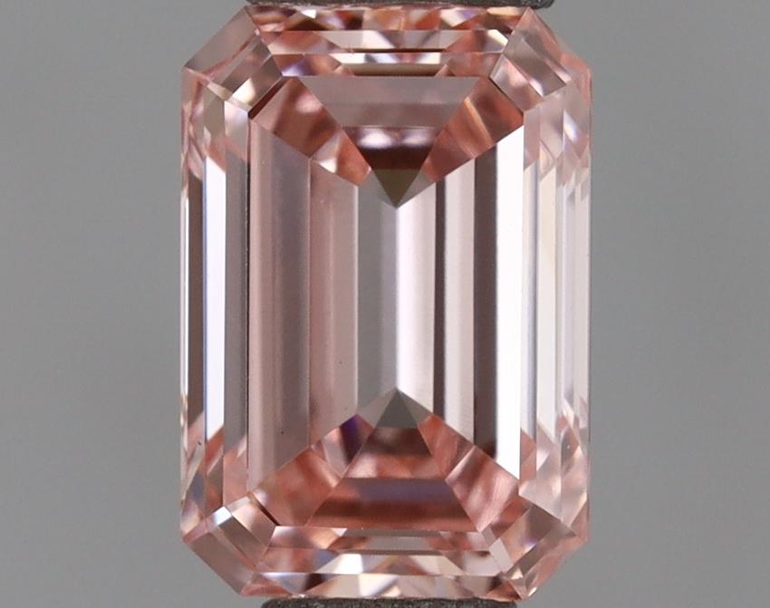 0.57 Ct. Fancy Intense Pink Emerald Lab Grown Diamond
