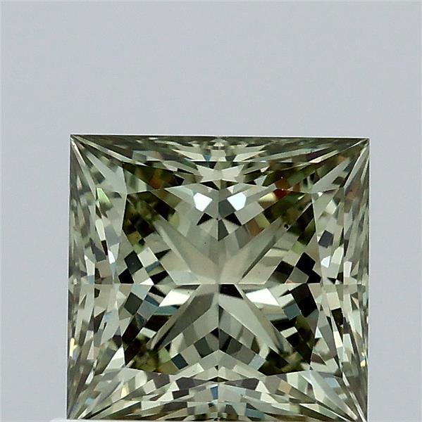 0.91 Ct. Fancy Intense Green Princess Lab Grown Diamond