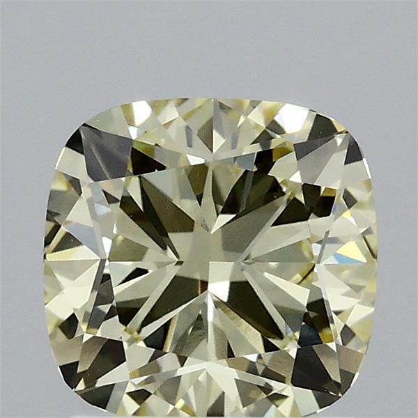 1.51 Ct. Fancy Yellow Cushion Lab Grown Diamond
