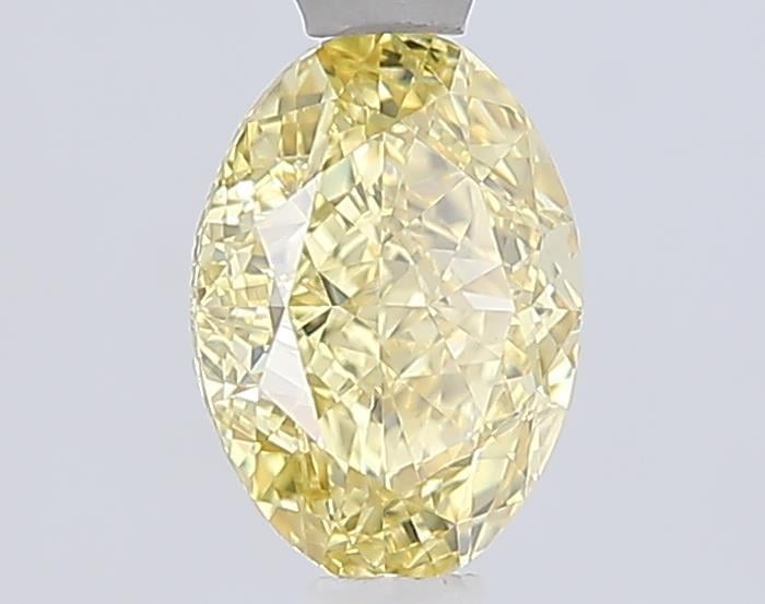 1.08 Ct. Fancy Intense  Yellow Oval Lab Grown Diamond
