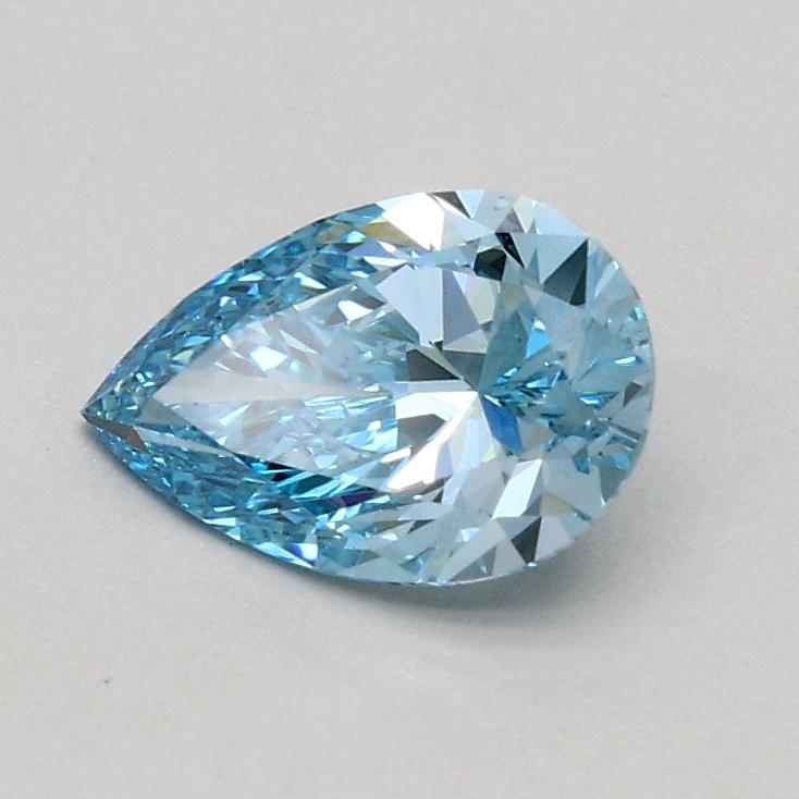 0.50 Ct. Fancy Vivid Blue Pear Lab Grown Diamond