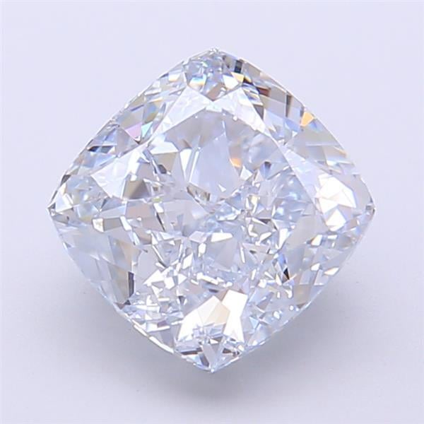 2.82 Ct. Faint  Blue Cushion Lab Grown Diamond