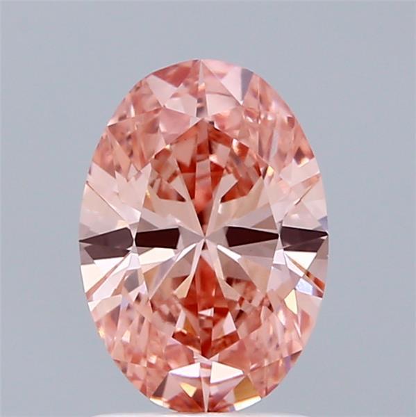 1.5 Ct. Fancy Vivid Pink Oval Lab Grown Diamond