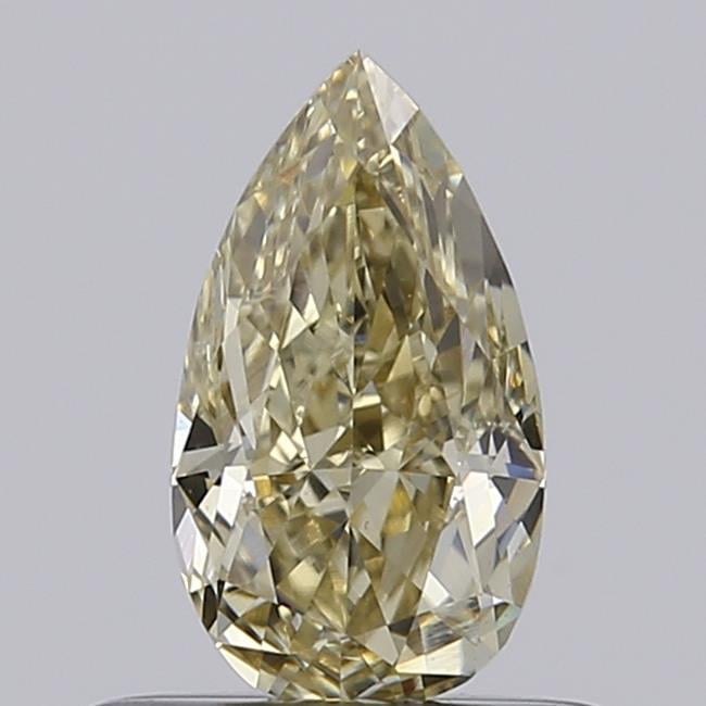 0.56 Ct. Light Yellow Pear Lab Grown Diamond