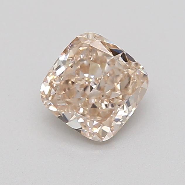 0.33 Ct. Very Light  Brown Cushion Lab Grown Diamond
