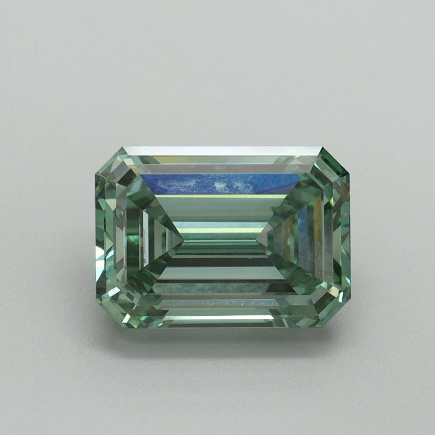 3.16 Ct. Fancy Vivid Green Emerald Lab Grown Diamond