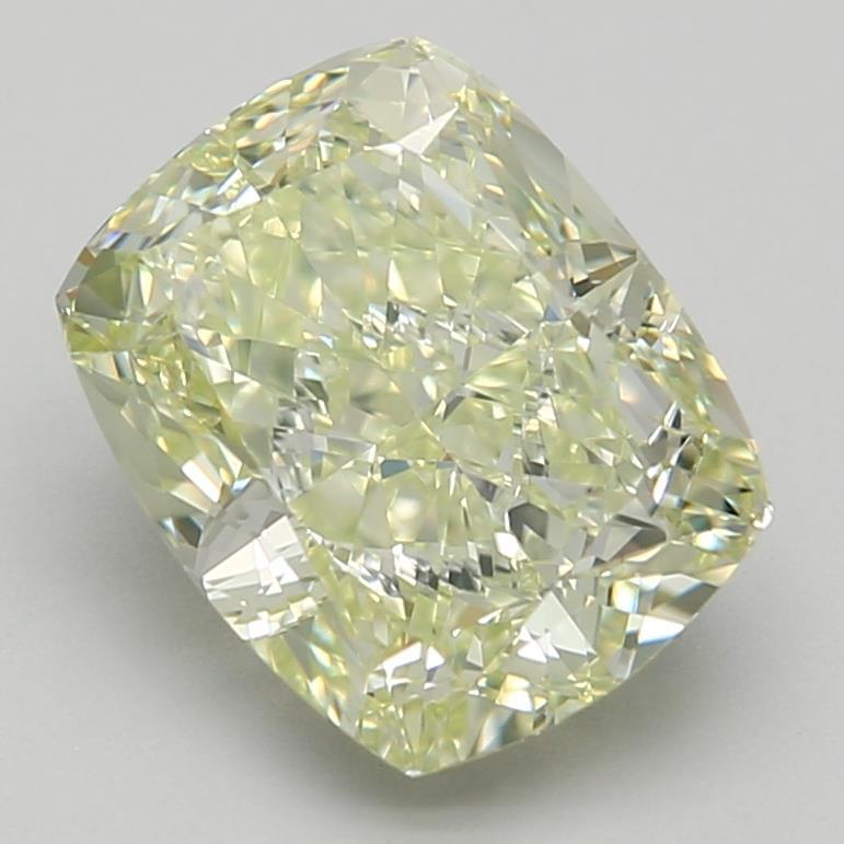 2.92 Ct. Fancy Yellow Cushion Lab Grown Diamond