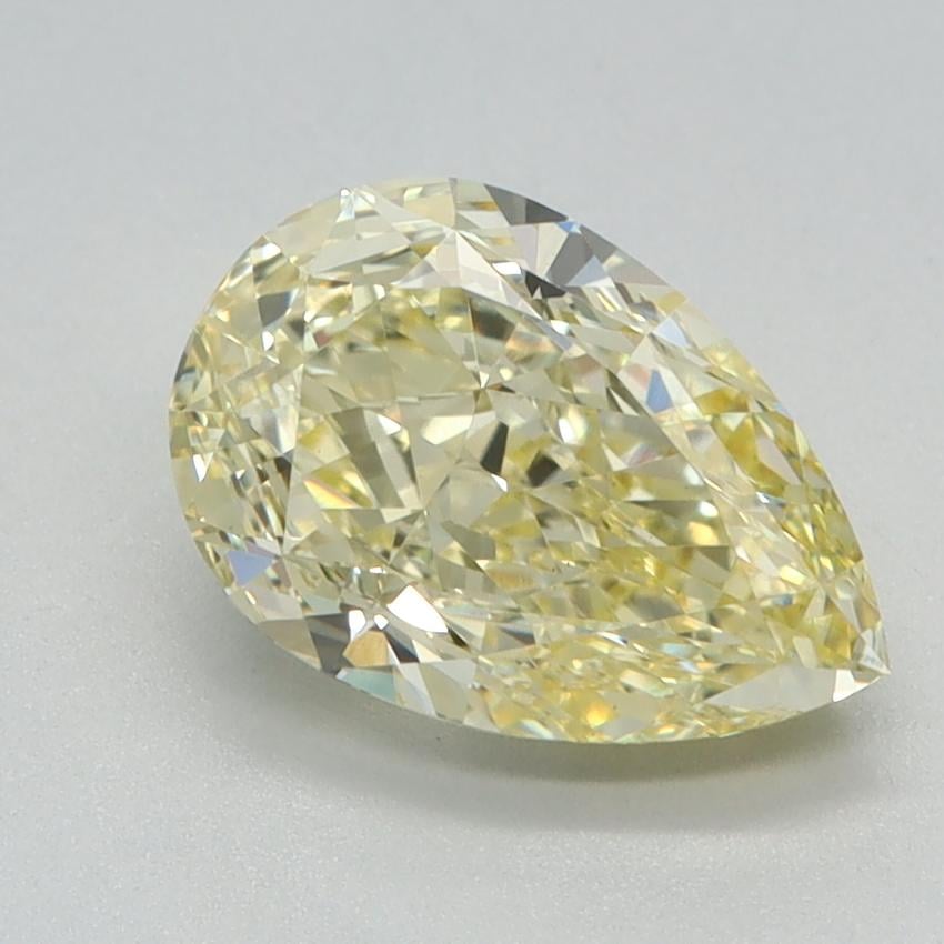 1.57 Ct. Fancy Intense Yellow Pear Lab Grown Diamond