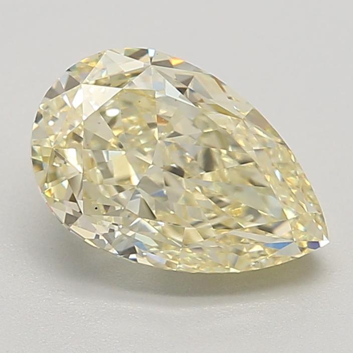 1.22 Ct. Fancy Yellow Pear Lab Grown Diamond
