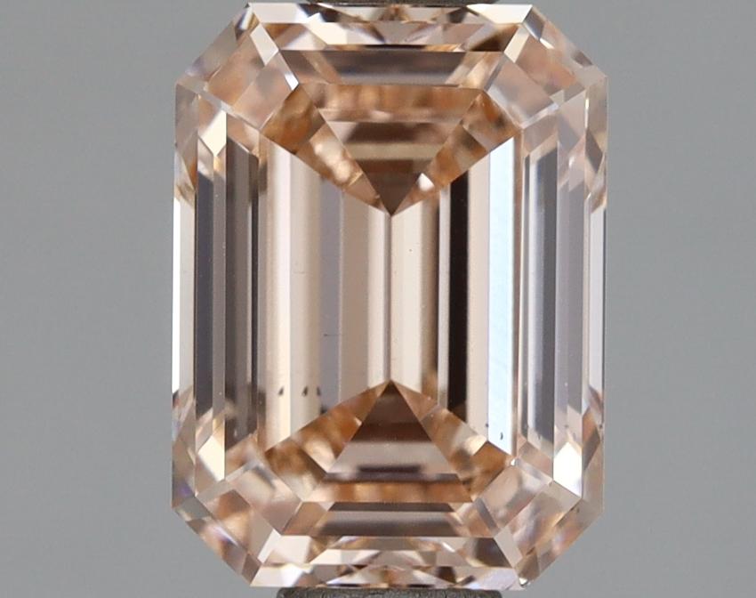 2.00 Ct. Fancy Light Brownish Pink Emerald Lab Grown Diamond