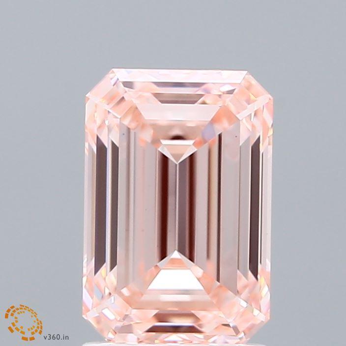 2.19 Ct. Fancy Intense Pink Emerald Lab Grown Diamond