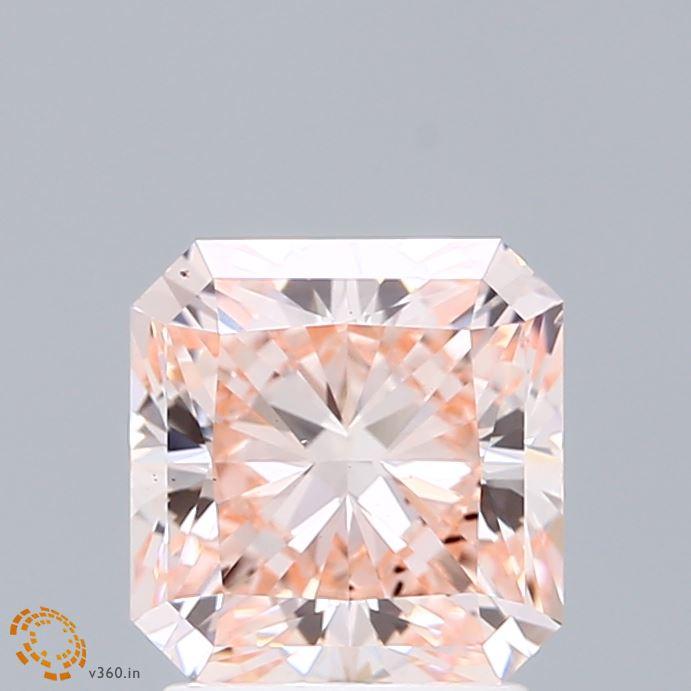 2.04 Ct. Fancy Intense Pink Radiant Lab Grown Diamond