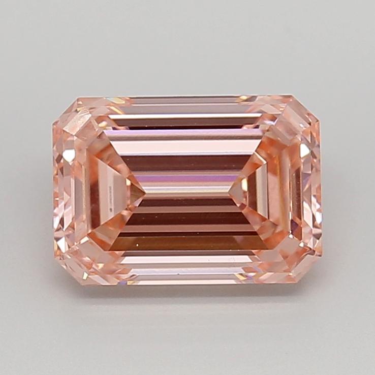 3.07 Ct. Fancy Intense  Pink Emerald Lab Grown Diamond