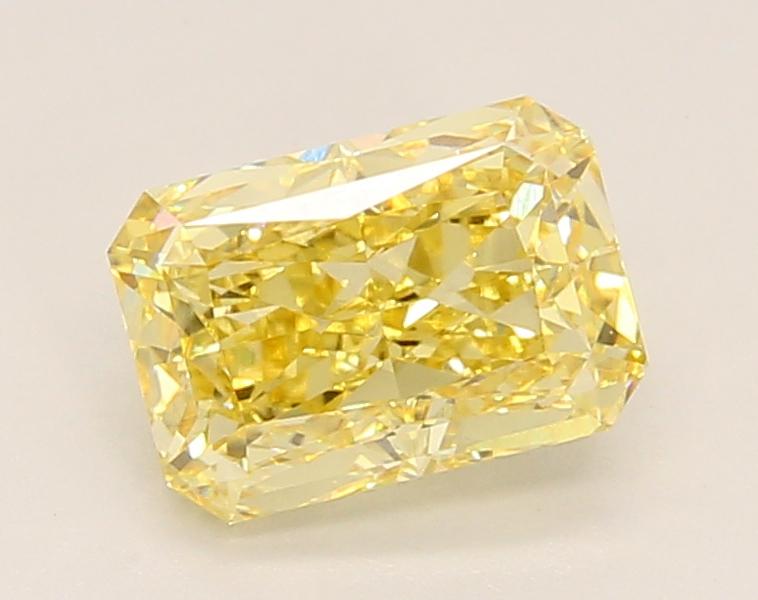 1.59 Ct. Fancy Intense Yellow Radiant Lab Grown Diamond